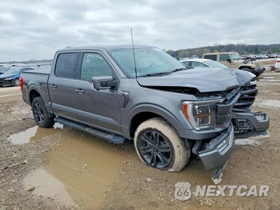 Czwarte zdjęcie samochodu z boku: 2021 FORD F150 SUPERCREW VIN:1FTFW1E50MKE13470 - miniatura