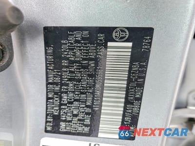 Zdjęcie 12 z 12 samochodu: 2021 TOYOTA CAMRY LE VIN:4T1C11AK0MU595961 - miniatura