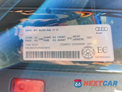 Zdjęcie 13 z 13 samochodu: 2024 AUDI S5 PRESTIGE VIN:WAUB4CF54RA002615 - miniatura