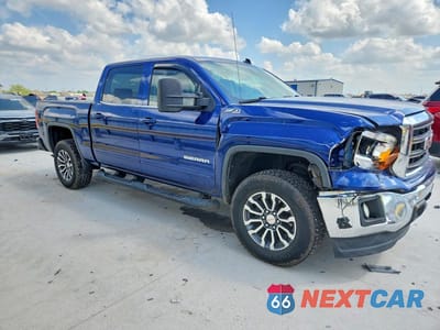 Czwarte zdjęcie samochodu z boku: 2014 GMC SIERRA K1500 SLE VIN:3GTU2UEC9EG434779 - miniatura
