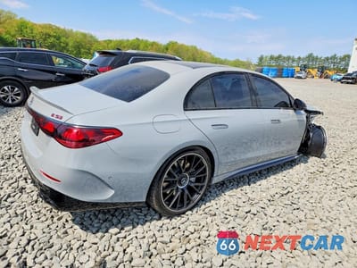 Trzecie zdjęcie samochodu z tyłu: 2026 MERCEDES-BENZ E AMG 53E 4MATIC VIN:W1KLF6DB6TA214148 - miniatura