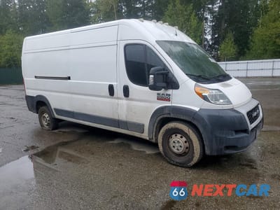 Czwarte zdjęcie samochodu z boku: 2021 RAM PROMASTER 2500 DELIVERY VAN VIN:3C6LRVDG7ME522605 - miniatura