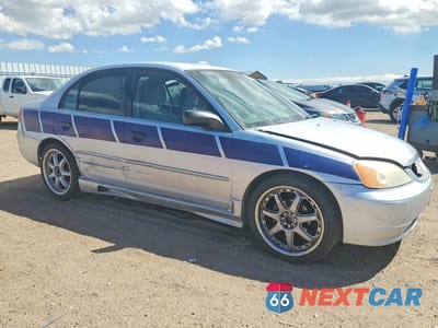 Czwarte zdjęcie samochodu z boku: 2001 HONDA CIVIC LX VIN:1HGES16551L029181 - miniatura