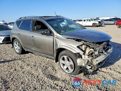 Czwarte zdjęcie samochodu z boku: 2003 NISSAN MURANO SL VIN:JN8AZ08W23W212259 - miniatura