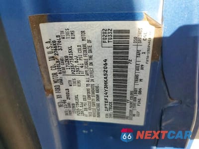 Zdjęcie 12 z 12 samochodu: 1991 FORD F150 VIN:1FTEF14Y3MKA52064 - miniatura