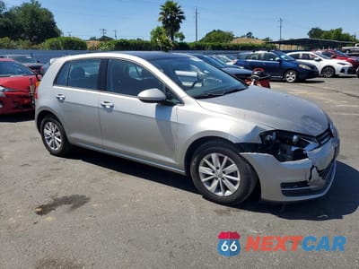 Czwarte zdjęcie samochodu z boku: 2016 VOLKSWAGEN GOLF S VIN:3VW217AU1GM026580 - miniatura