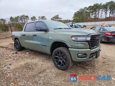 Czwarte zdjęcie samochodu z boku: 2026 RAM 1500 LARAMIE VIN:1C6SRFJT9TN319101 - miniatura