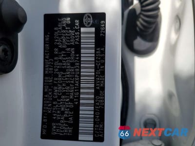 Zdjęcie 12 z 12 samochodu: 2023 TOYOTA CAMRY SE VIN:4T1G11AK6PU838744 - miniatura