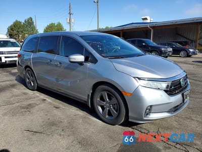 Czwarte zdjęcie samochodu z boku: 2021 HONDA ODYSSEY EX VIN:5FNRL6H55MB006577 - miniatura