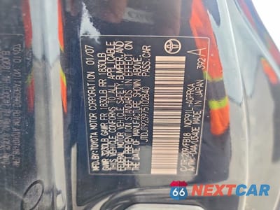 Zdjęcie 12 z 12 samochodu: 2007 TOYOTA YARIS BASE VIN:JTDJT923975102840 - miniatura