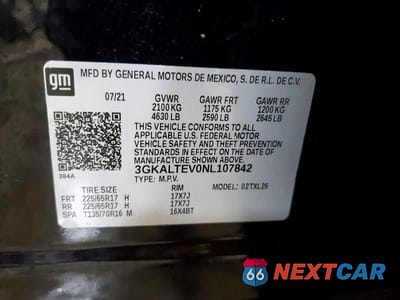 Zdjęcie 13 z 13 samochodu: 2022 GMC TERRAIN SLE VIN:3GKALTEV0NL107842 - miniatura