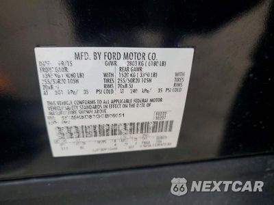 Zdjęcie 13 z 13 samochodu: 2016 FORD EXPLORER XLT VIN:1FM5K8D83GGB06051 - miniatura