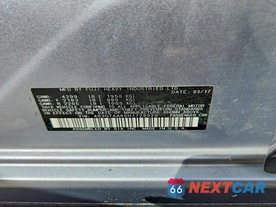 Zdjęcie 12 z 12 samochodu: 2017 SUBARU IMPREZA W/CONTINUOUS VIN:4S3GTAA65H1729020 - miniatura