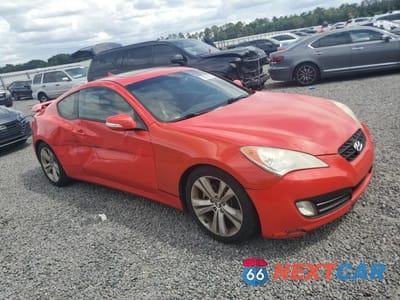 Czwarte zdjęcie samochodu z boku: 2011 HYUNDAI GENESIS COUPE 3.8L VIN:KMHHU6KH1BU048739 - miniatura