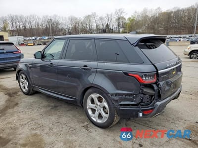 Drugie zdjęcie samochodu z przodu: 2020 LAND ROVER RANGE ROVER SPORT HSE VIN:SALWR2SU7LA888569 - miniatura