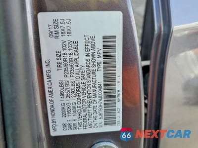 Zdjęcie 14 z 14 samochodu: 2018 ACURA RDX ADVANCE VIN:5J8TB3H74JL004841 - miniatura