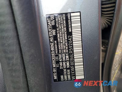 Zdjęcie 12 z 12 samochodu: 2020 MERCEDES-BENZ C 300 4MATIC VIN:W1KWF8EB6LR592642 - miniatura