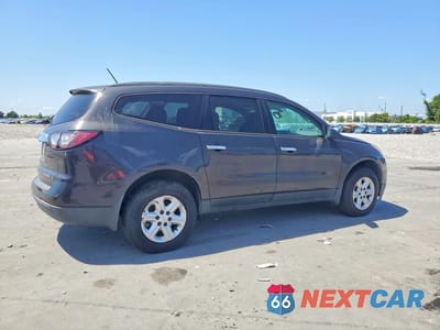 Trzecie zdjęcie samochodu z tyłu: 2014 CHEVROLET TRAVERSE LS VIN:1GNKRFKD9EJ248466 - miniatura