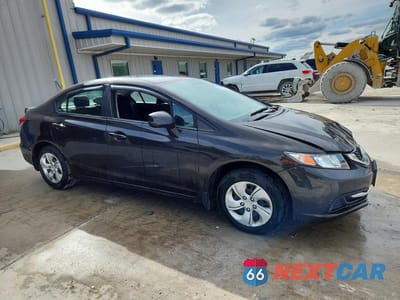 Czwarte zdjęcie samochodu z boku: 2013 HONDA CIVIC LX VIN:19XFB2F54DE045832 - miniatura