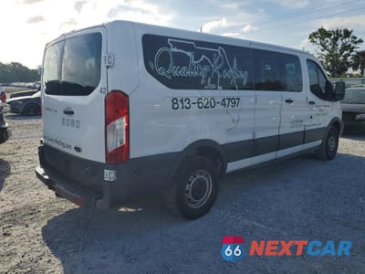 Trzecie zdjęcie samochodu z tyłu: 2018 FORD TRANSIT T-350 VIN:1FBZX2ZG3JKA31011 - miniatura