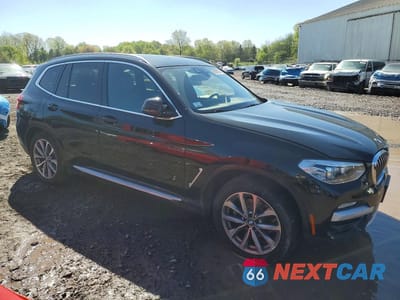 Czwarte zdjęcie samochodu z boku: 2019 BMW X3 XDRIVE30I VIN:5UXTR9C50KLP89930 - miniatura