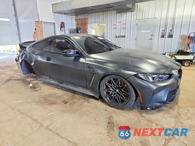 Czwarte zdjęcie samochodu z boku: 2024 BMW M4 COMPETITION VIN:WBS43AZ01RCN95902 - miniatura