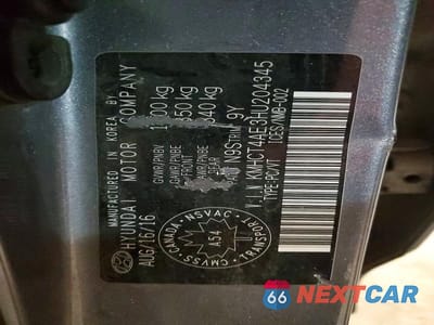 Zdjęcie 12 z 12 samochodu: 2017 HYUNDAI ACCENT SE VIN:KMHCT4AE3HU204345 - miniatura