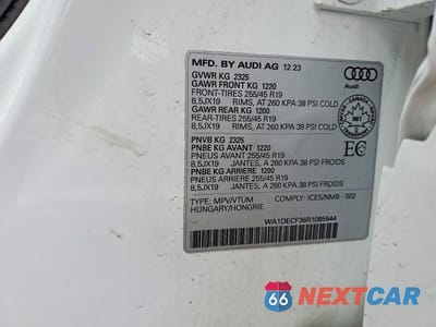 Zdjęcie 14 z 14 samochodu: 2024 AUDI Q3 PREMIUM S LINE 45 VIN:WA1DECF36R1085644 - miniatura