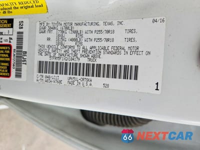 Zdjęcie 12 z 12 samochodu: 2016 TOYOTA TUNDRA SR VIN:5TFRM5F1XGX104179 - miniatura