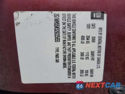 Zdjęcie 13 z 13 samochodu: 2002 CHEVROLET IMPALA LS VIN:2G1WH55K529225655 - miniatura