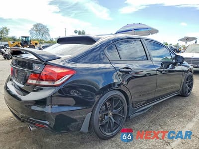 Trzecie zdjęcie samochodu z tyłu: 2014 HONDA CIVIC SI VIN:2HGFB6E55EH705733 - miniatura