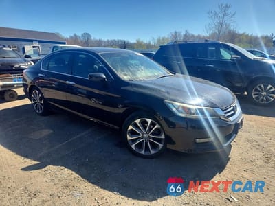 Czwarte zdjęcie samochodu z boku: 2014 HONDA ACCORD SPORT VIN:1HGCR2F51EA216279 - miniatura
