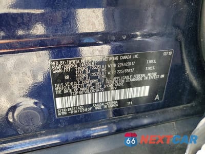 Zdjęcie 12 z 12 samochodu: 2020 TOYOTA RAV4 XLE VIN:2T3P1RFV6LC079470 - miniatura