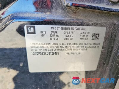 Zdjęcie 13 z 13 samochodu: 2012 CADILLAC CTS PREMIUM COLLECTION VIN:1G6DP5E3XC0129495 - miniatura