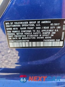 Zdjęcie 13 z 13 samochodu: 2017 VOLKSWAGEN PASSAT SEL PREMIUM VIN:1VWCT7A34HC055788 - miniatura