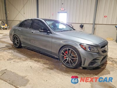Czwarte zdjęcie samochodu z boku: 2020 MERCEDES-BENZ C 43 AMG VIN:55SWF6EB4LU330430 - miniatura