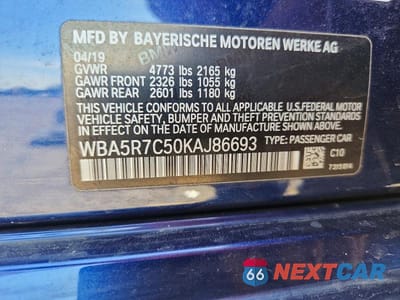 Zdjęcie 13 z 13 samochodu: 2019 BMW 330XI VIN:WBA5R7C50KAJ86693 - miniatura