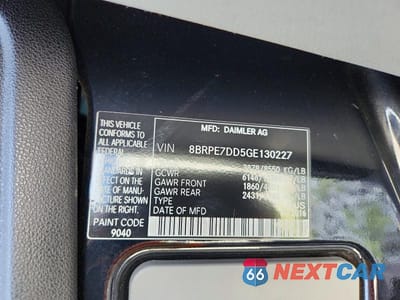 Zdjęcie 13 z 13 samochodu: 2016 MERCEDES-BENZ SPRINTER 2500 VIN:8BRPE7DD5GE130227 - miniatura