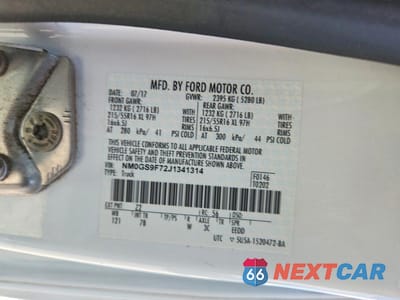 Zdjęcie 14 z 14 samochodu: 2018 FORD TRANSIT CONNECT XLT VIN:NM0GS9F72J1341314 - miniatura