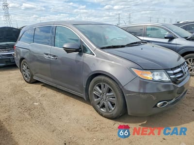 Czwarte zdjęcie samochodu z boku: 2015 HONDA ODYSSEY TOURING VIN:5FNRL5H95FB113130 - miniatura