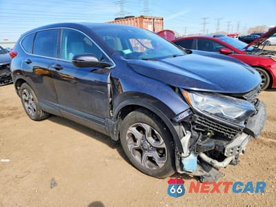 Czwarte zdjęcie samochodu z boku: 2018 HONDA CR-V EX VIN:7FARW2H57JE104512 - miniatura