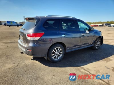Trzecie zdjęcie samochodu z tyłu: 2014 NISSAN PATHFINDER SV VIN:5N1AR2MMXEC707238 - miniatura