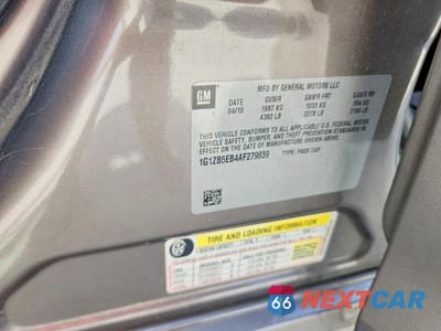 Zdjęcie 12 z 12 samochodu: 2010 CHEVROLET MALIBU LS VIN:1G1ZB5EB4AF279839 - miniatura