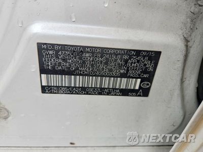 Zdjęcie 13 z 13 samochodu: 2016 LEXUS IS 300 BASE VIN:JTHCM1D24G5003305 - miniatura