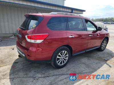 Trzecie zdjęcie samochodu z tyłu: 2015 NISSAN PATHFINDER SV VIN:5N1AR2MM4FC622977 - miniatura