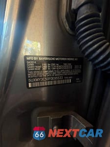 Zdjęcie 10 z 10 samochodu: 2015 BMW X3 XDRIVE28D VIN:5UXWY3C50F0E95533 - miniatura