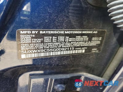 Zdjęcie 13 z 13 samochodu: 2016 BMW X3 XDRIVE28I VIN:5UXWX9C55G0D92115 - miniatura