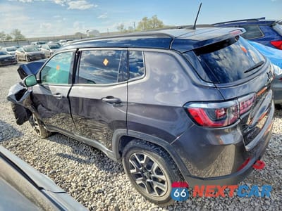 Drugie zdjęcie samochodu z przodu: 2021 JEEP COMPASS TRAILHAWK VIN:3C4NJDDB8MT590866 - miniatura