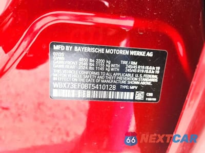 Zdjęcie 12 z 12 samochodu: 2026 BMW X1 XDRIVE28I VIN:WBX73EF08T5410128 - miniatura