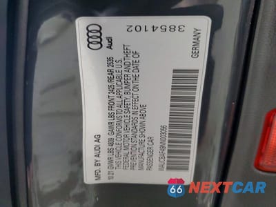 Zdjęcie 12 z 12 samochodu: 2022 AUDI A4 PRESTIGE 40 VIN:WAUCBAF49NN003056 - miniatura